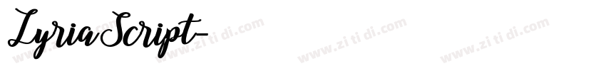 LyriaScript字体转换