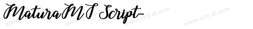 MaturaMTScript字体转换