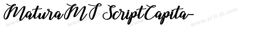 MaturaMTScriptCapita字体转换 MaturaMTScriptCapita字体转换
