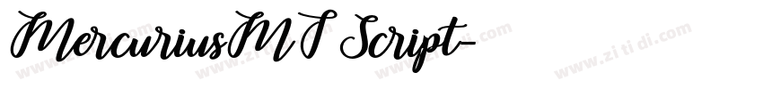 MercuriusMTScript字体转换