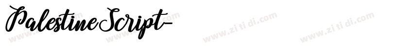 PalestineScript字体转换 PalestineScript字体转换