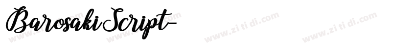 BarosakiScript字体转换
