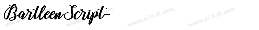 BartleenScript字体转换 BartleenScript字体转换