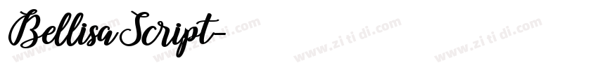 BellisaScript字体转换