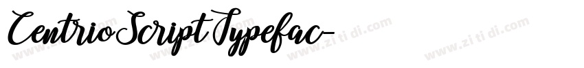 CentrioScriptTypefac字体转换
