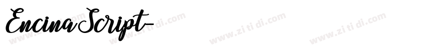 EncinaScript字体转换 EncinaScript字体转换