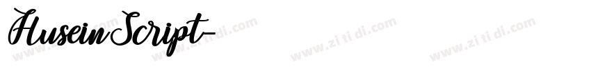 HuseinScript字体转换