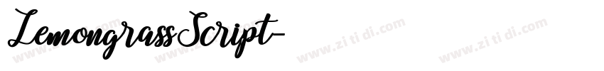 LemongrassScript字体转换 LemongrassScript字体转换