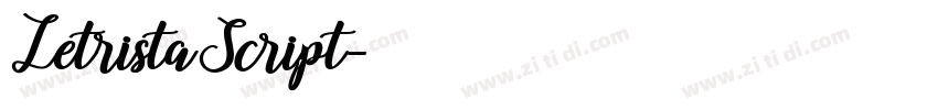 LetristaScript字体转换