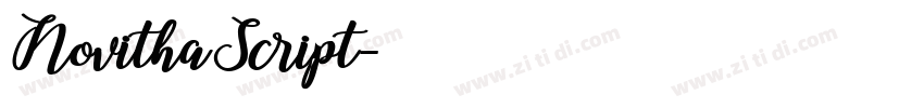 NovithaScript字体转换 NovithaScript字体转换