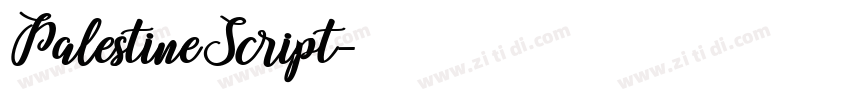 PalestineScript字体转换 PalestineScript字体转换