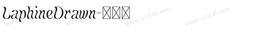LaphineDrawn字体转换