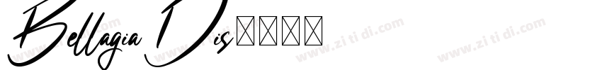 BellagiaDis字体转换