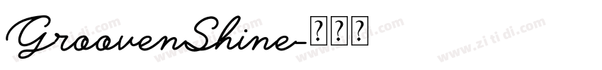 GroovenShine字体转换