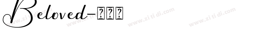 Beloved字体转换