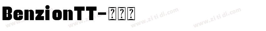 BenzionTT字体转换