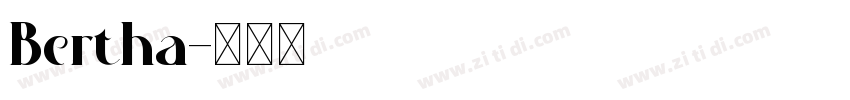 Bertha字体转换