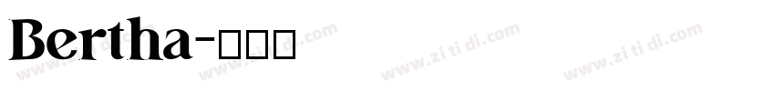Bertha字体转换