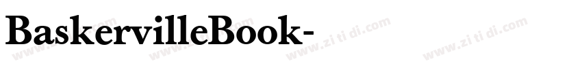 BaskervilleBook字体转换 BaskervilleBook字体转换