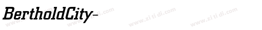 BertholdCity字体转换