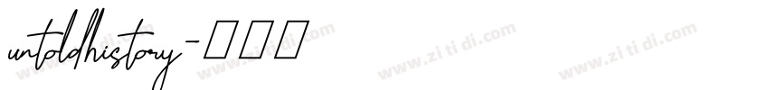 untoldhistory字体转换