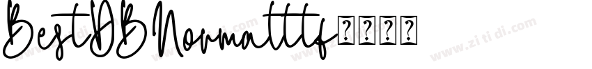 BestDBNormalttf字体转换