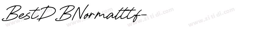 BestDBNormalttf字体转换