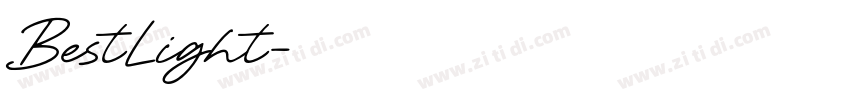BestLight字体转换