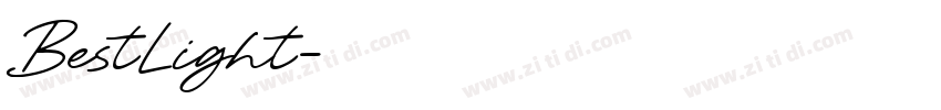 BestLight字体转换