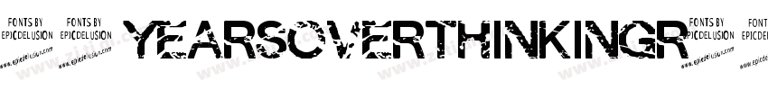 20YearsOverthinkingR字体转换