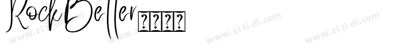 RockBetter字体转换