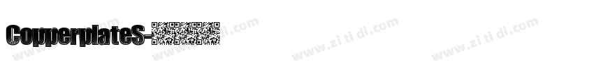 CopperplateS字体转换