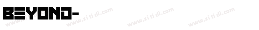Beyond字体转换