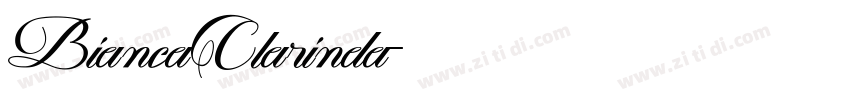BiancaClarinda字体转换