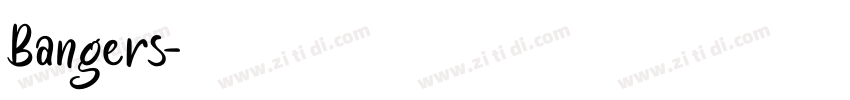 Bangers字体转换
