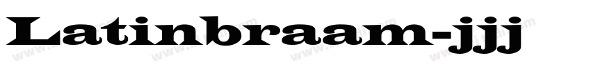 Latinbraam字体转换