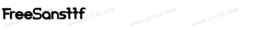 FreeSansttf字体转换