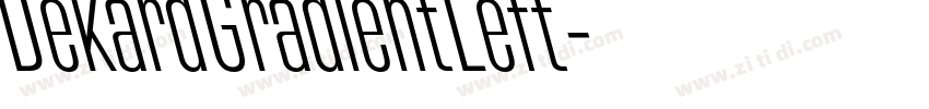 DekardGradientLeft字体转换