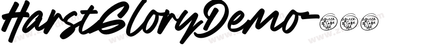 HarstGloryDemo字体转换 HarstGloryDemo字体转换