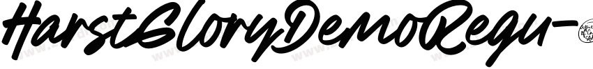 HarstGloryDemoRegu字体转换