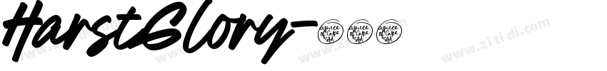 HarstGlory字体转换