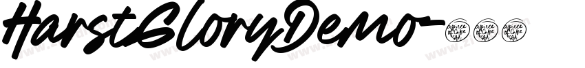 HarstGloryDemo字体转换 HarstGloryDemo字体转换