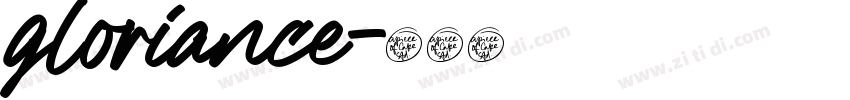 gloriance字体转换