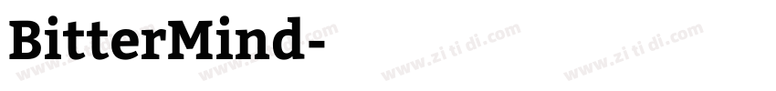 BitterMind字体转换
