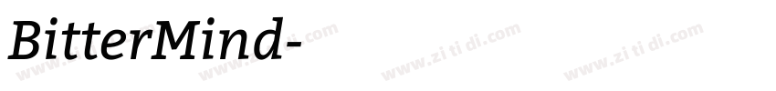 BitterMind字体转换