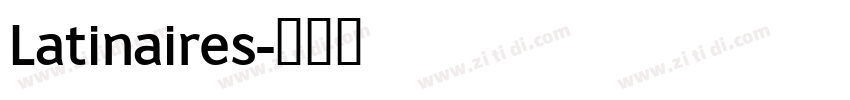 Latinaires字体转换