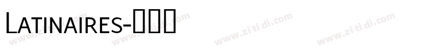 Latinaires字体转换