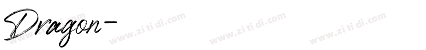 Dragon字体转换