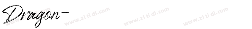 Dragon字体转换