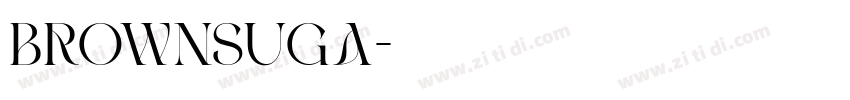 BrownSuga字体转换